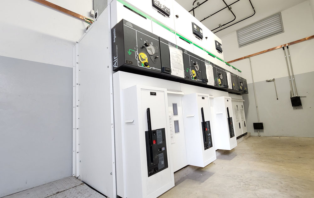 Transformadora de electricidad